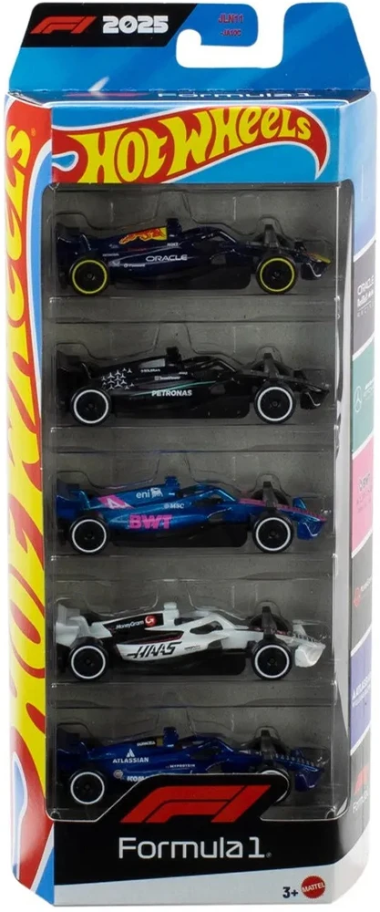 Набор базовых машинок Hot Wheels Формула 1 (JLN11)